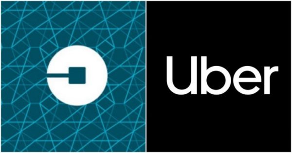 旧的与新的 Uber 标志