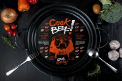与王品集团合作「COOKBEEF！酷必」品牌形象设计幕